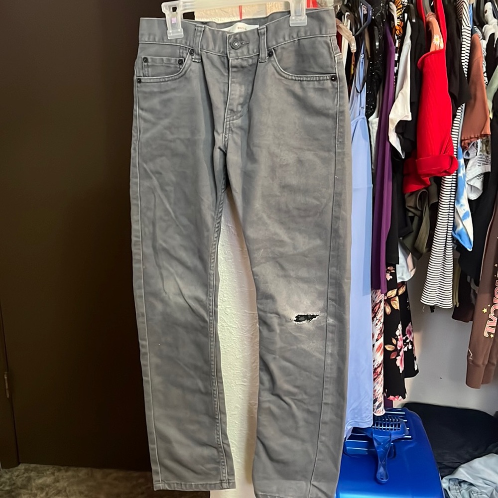 Simple gray jeans